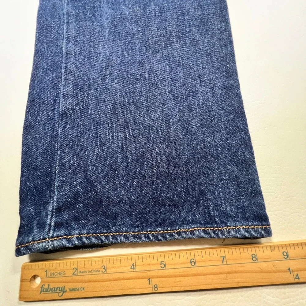 Levis 501 Original Fit Jeans Mens 36x32 Blue Straight Leg Button Fly Denim Work